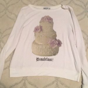 Wildfox medium long sleeve lounge shirt